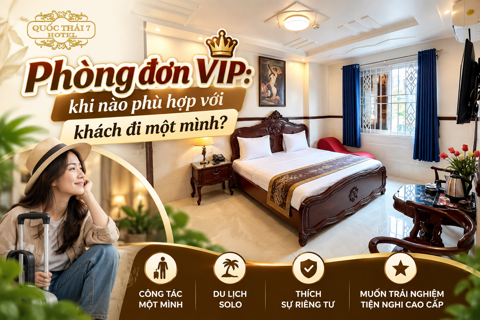 Hiểu đúng về không gian lưu trú cho khách đi một mình