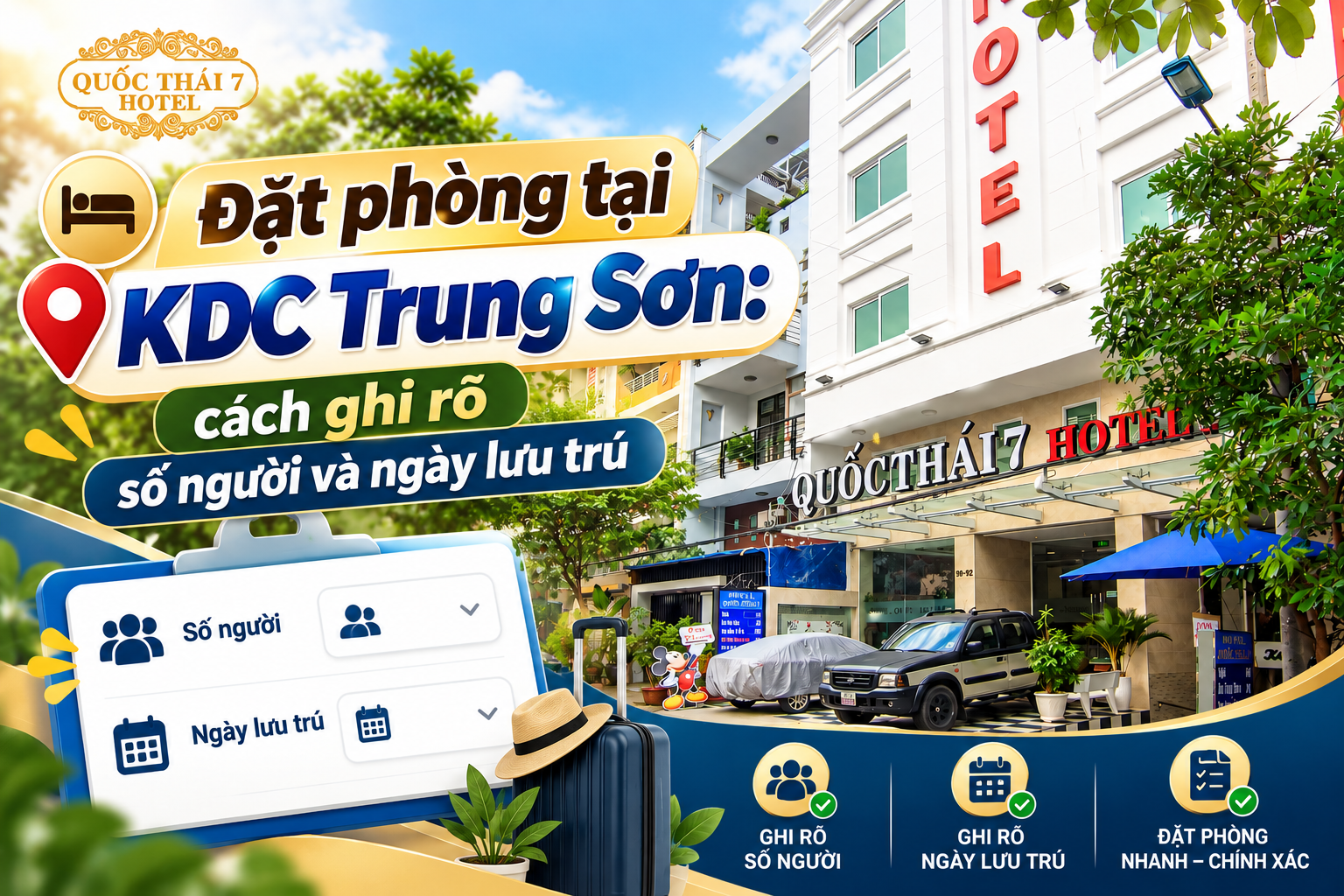 Tầm quan trọng của việc xác định chính xác số lượng người lưu trú
